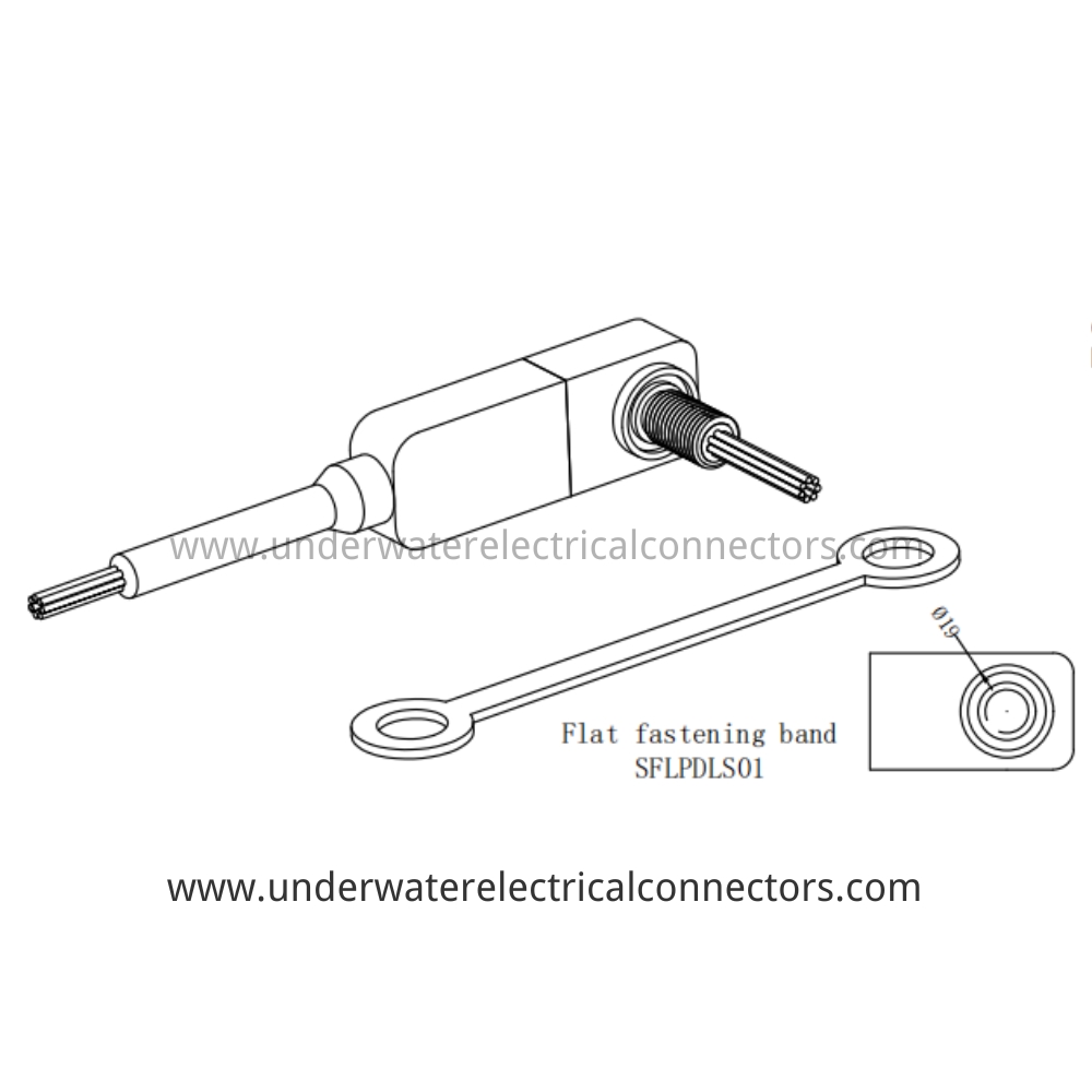 HYSF SFLPDLS01 Flat Fastening Band Underwater Connector Accessory