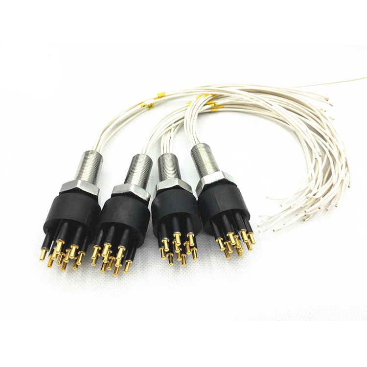 BH10F Socket and Plug Waterproof Wire Cable Bulkhead Electrical Connector Pluggable Underwater Connectors for Subsea ROV Systems