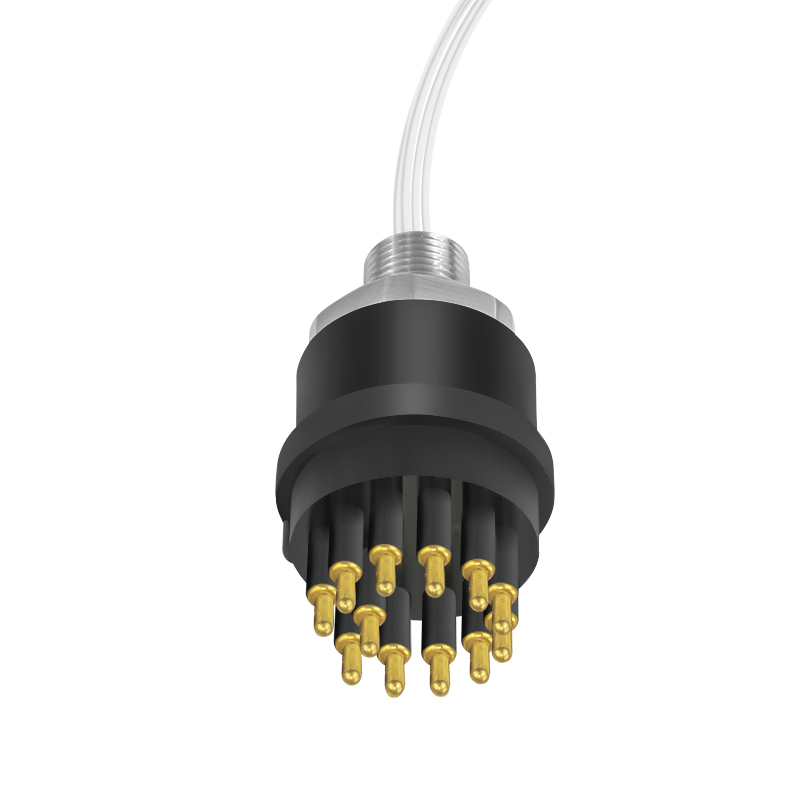 BH12MSS 12 Pins Male Bulkhead Subsea Underwater Connector AUV ROV Electrical Connector