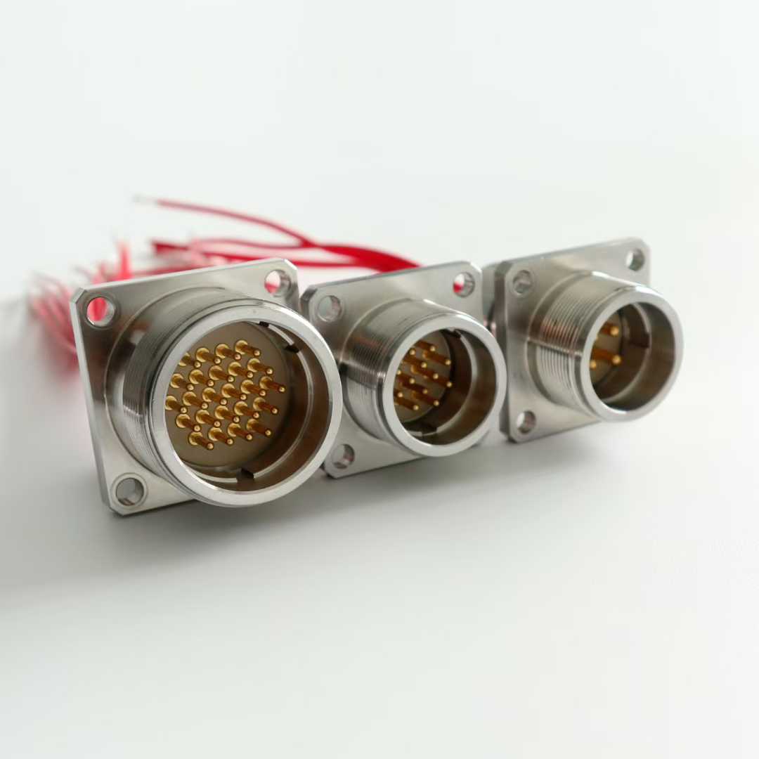 HYSF MCBH4-61M/F High-Pressure Metal-Housed 4-61 Pin Underwater Connector (60 MPa, Triple Seal)