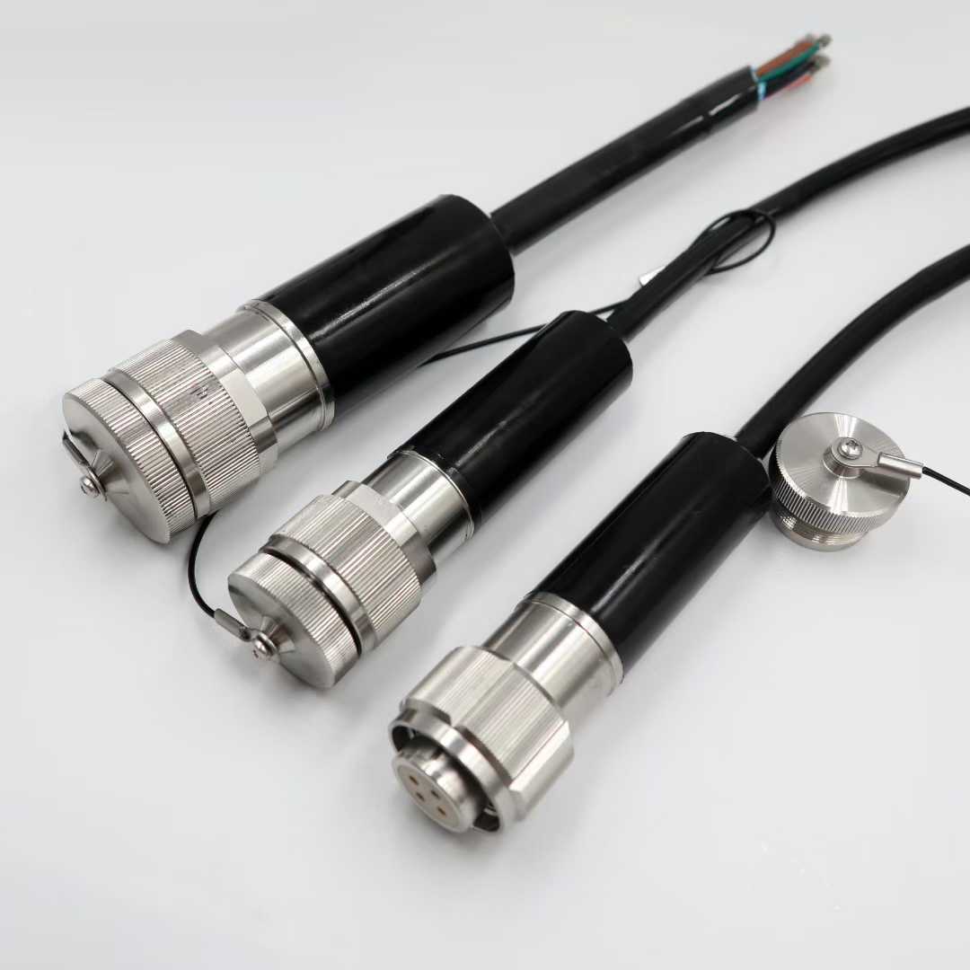 HYSF MCBH4-61M/F High-Pressure Metal-Housed 4-61 Pin Underwater Connector (60 MPa, Triple Seal)