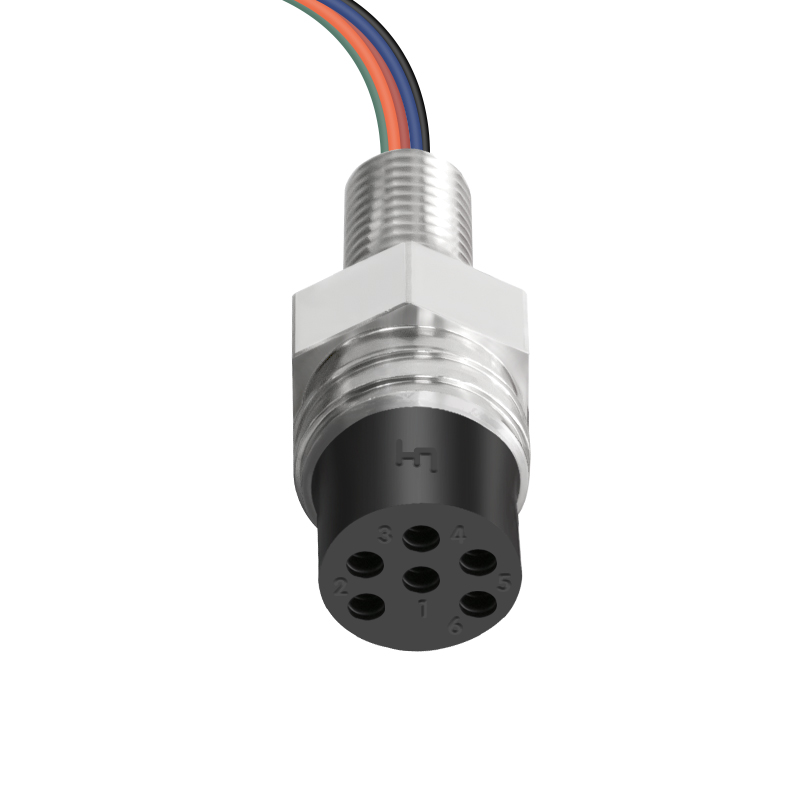 MCBH6FSS 6Pin Male Micro Circular Stainless Steel Bulkhead Underwater Connector for ROV and Sensor Systems