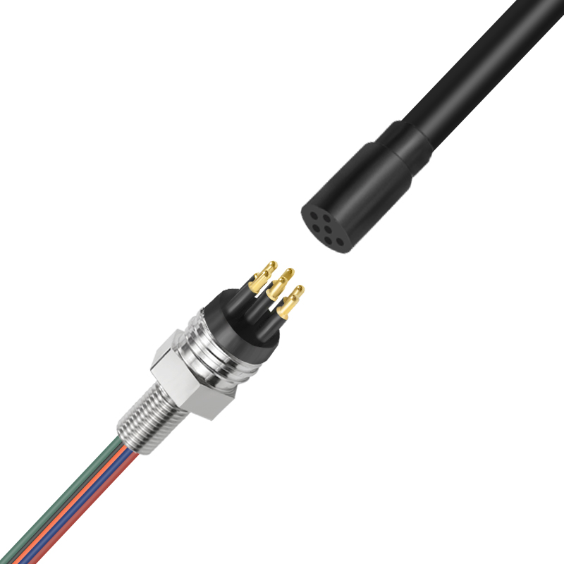 MCBH6MSS 6Pin Male Micro Circular Bulkhead Underwater Connector IP68 Rated for Marine Engineering