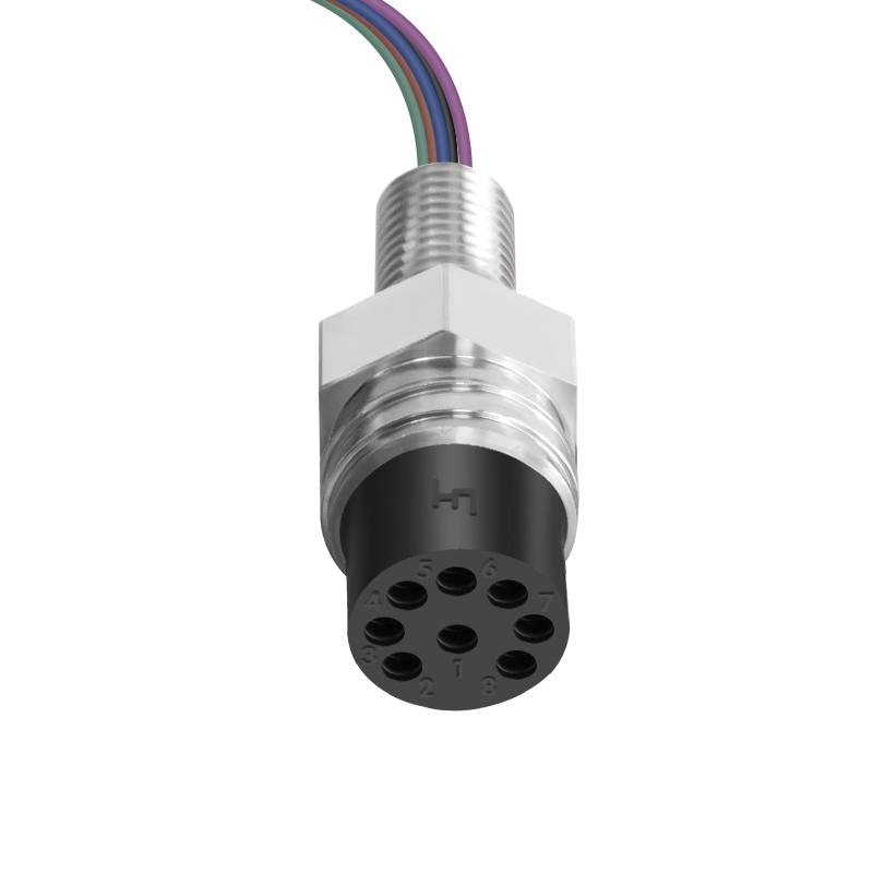 MCBH8F 8Pin Marine Wet-Pluggable Subconn Bulkhead Underwater Connector Socket for Deepsea ROV Applications