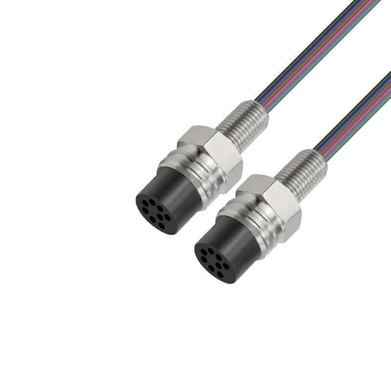 MCBH8F 8Pin Marine Wet-Pluggable Subconn Bulkhead Underwater Connector Socket for Deepsea ROV Applications