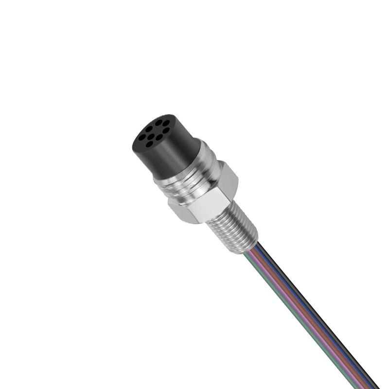 MCBH8F 8Pin Marine Wet-Pluggable Subconn Bulkhead Underwater Connector Socket for Deepsea ROV Applications