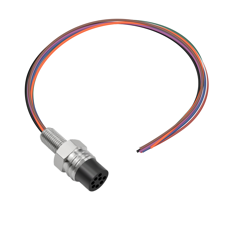 MCBH8FSS 8Pin Male Micro Circular Subsea Bulkhead High Pressure Underwater Connector for Oil and Gas Applications