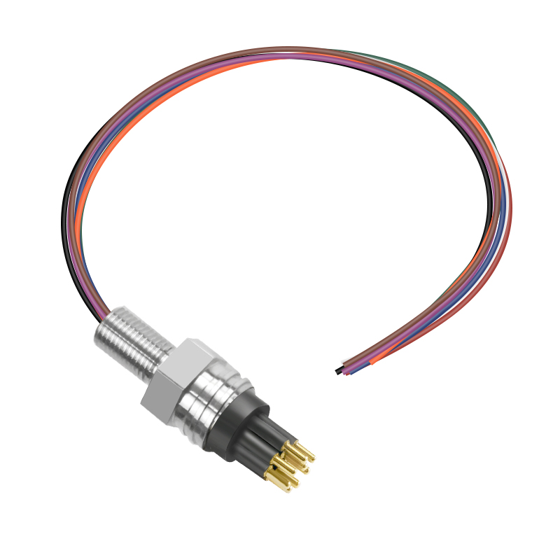 MCBH8MSS 8Pin Male Micro Circular Subsea Bulkhead High Pressure Underwater Connector for Oil and Gas Applications