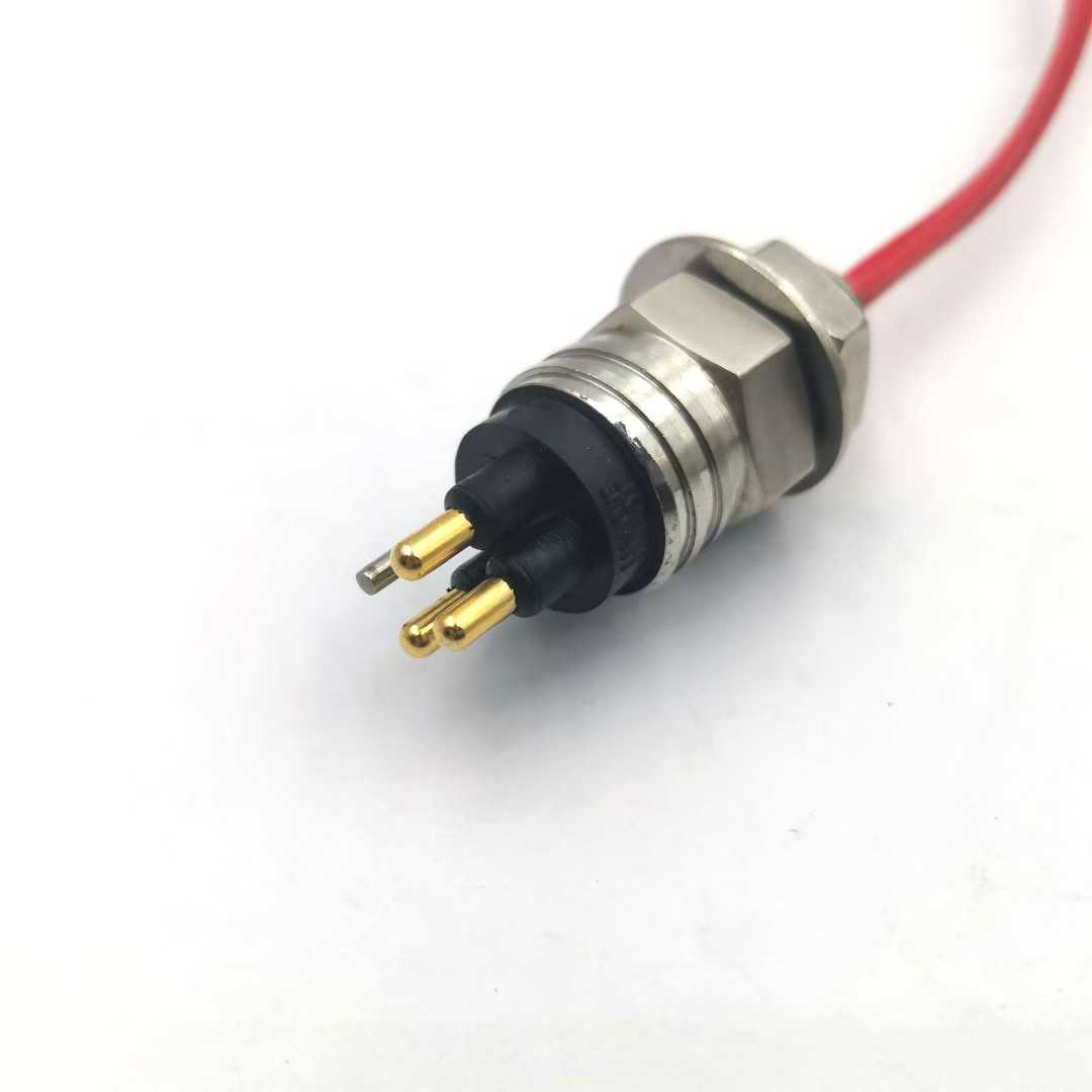 HYSF MICRO-3P-70MPa Mini 3-Pin Waterproof Connector (70 MPa, Neoprene Plug)