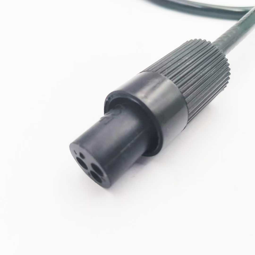 HYSF MICRO-3P-70MPa Mini 3-Pin Waterproof Connector (70 MPa, Neoprene Plug)