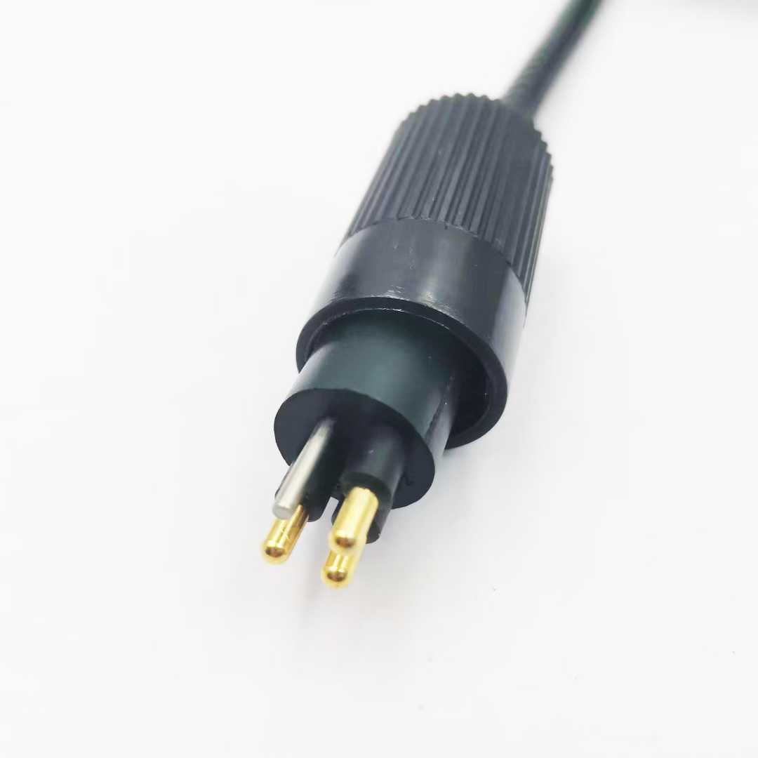 HYSF MICRO-3P-70MPa Mini 3-Pin Waterproof Connector (70 MPa, Neoprene Plug)