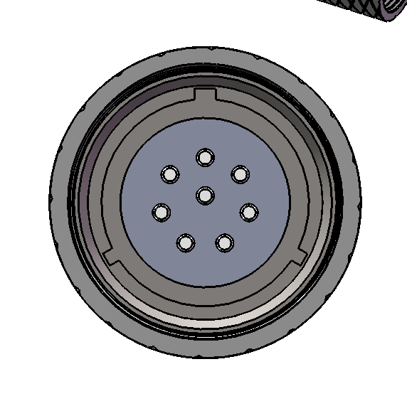 4Pin Fiber Optic Power Underwater Connector IP68
