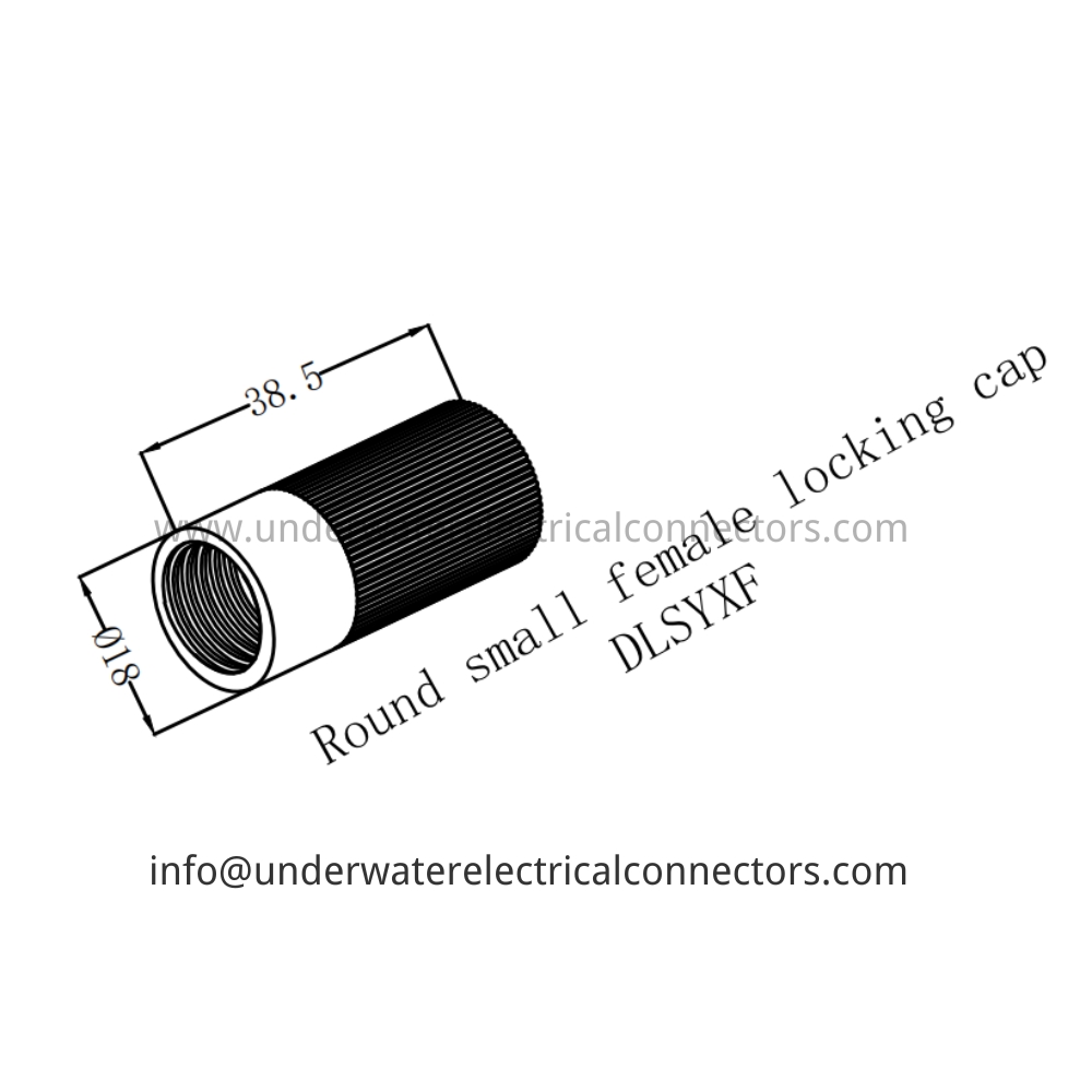 HYSF DLSYXF Round small female locking cap Underwater Connector