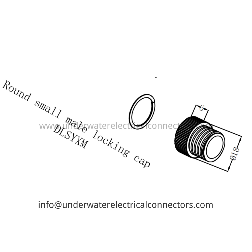 HYSF DLSYXM Round small male locking cap Underwater Connector