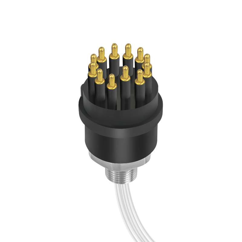BH12MTI 12 Pins Male Titanium Bulkhead Underwater Robot Underwater Camera Sensor Connector