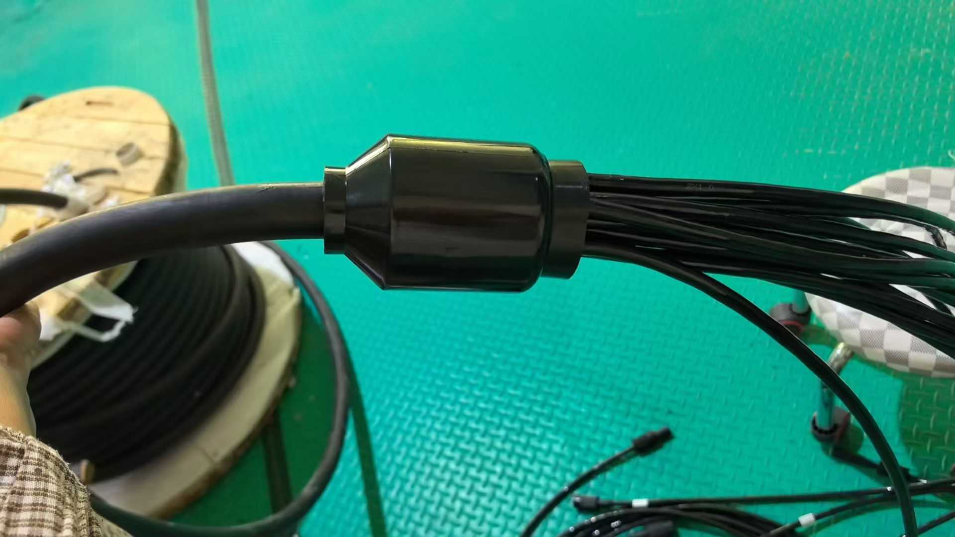 HYSF BRANCH-1TO14 Custom 1-to-14 Split Watertight Cable Harness (Main Cable to 14 Micro 3-Pin Female)