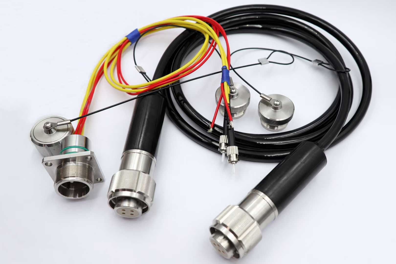 HYSF MCBH-HYBRID-4/2 Photoelectric Waterproof Connector (4 Electrical + 2 Fiber Optic Pins)