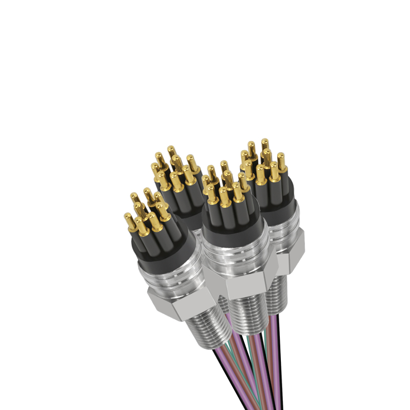 MCBH8M 8Pin Micro Circular Male Bulkhead Marine Underwater Connector for Subsea Applications