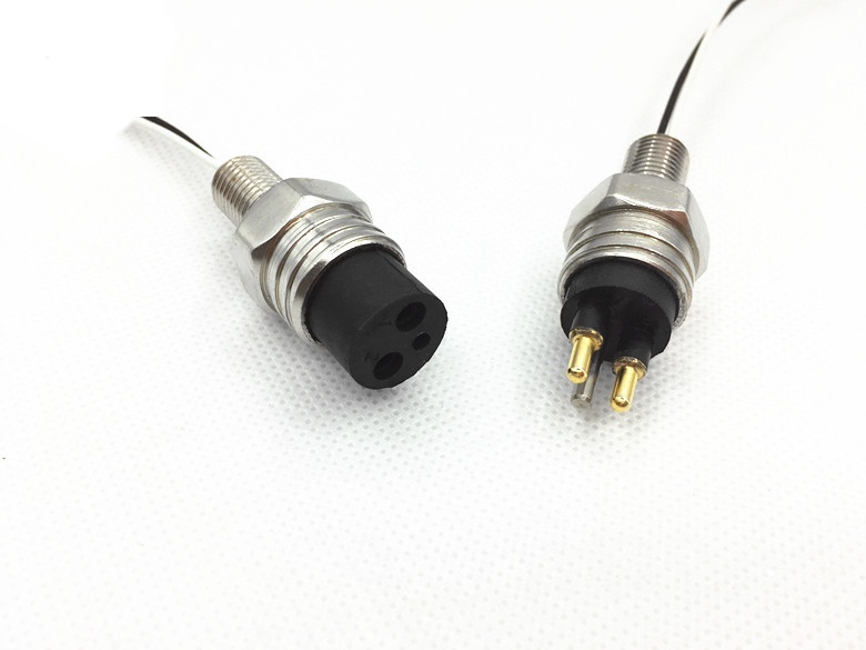 SMCBH2M 2Pin Male Micro Circular Subsea Bulkhead Stainless Steel Electrical Cable Connector for Submarine Applications